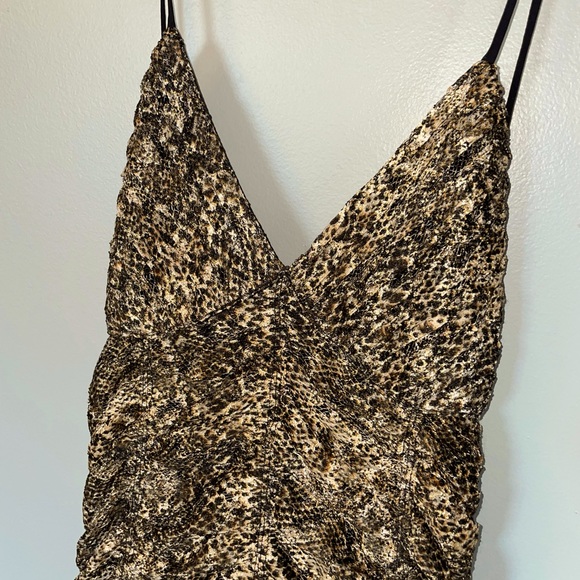 NEW Free People Sierra Lace Mini Dress in Sand Combo - Picture 5 of 8